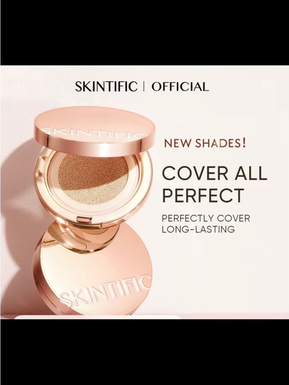 VIRAL SKINTIFIC Cushion Foundation – , Sweatproof, OON natural porcelaine